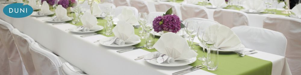 Dunicel® Rectangle Tablecovers - Dunicel® rectangle table covers are a premium quality airlaid paper table cover. Choose from a wide range of colours and sizes. Order by 12pm for same-day despatch, Monday to Friday.