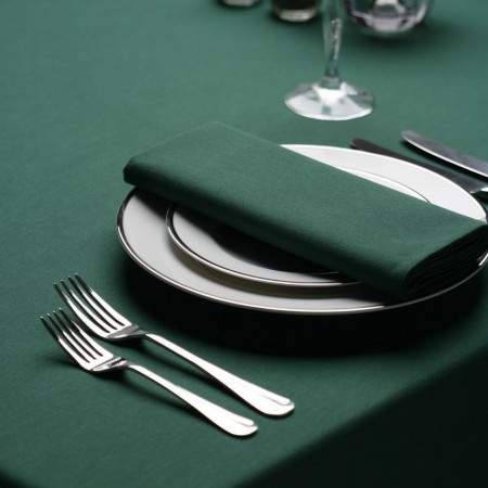 Lunar Cotton Lunar Cotton, Plain Ivory Tablecloths, 45" x 45" - Click for more...