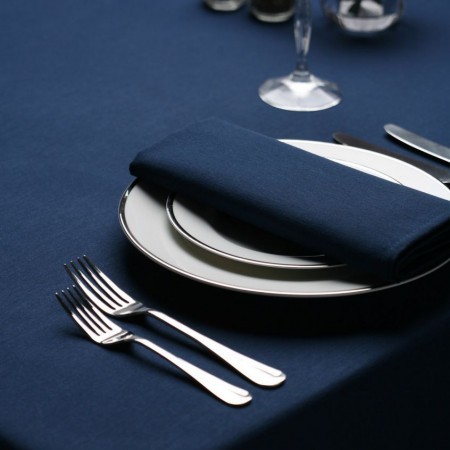 Lunar Cotton Lunar Cotton, Plain Ivory Tablecloth, 35" x 35" - Click for more...