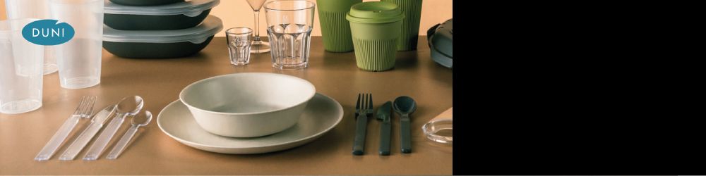 Reuseable Cutlery - Reuseable and dishwasher proof Cutlery from Duni. The range of reusable cutlery is produced to pick up salad, slurp up soup or cut through meat at any venue. Order by 12pm for same day despatch Monday to Friday.