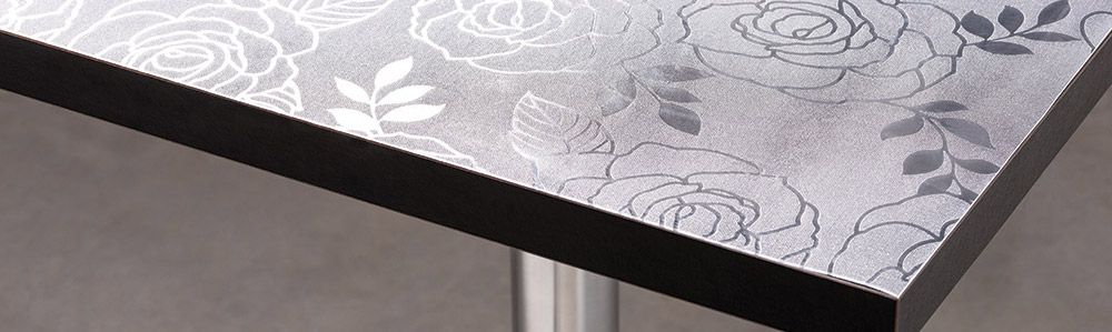 Extra Thick Embossed Table Protector Bronte - Semi transparent and extra thick - this clear table protector provides excellent physical protection to your table top in addition to heat protection and wipe clean properties. Suitable for contact with food.