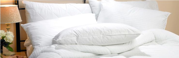 Pillows - Premierlux pillows are a good all round pillow, widely used by hotels and equally suitable for home use.  Ultradown pillows are a premium quality, beautifully soft pillow.