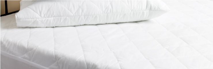Mattress & Pillow Protectors - Quilted Microfibre Protector is our recommendation - an excellent all round product, machine washable and offers excellent value and quality.
