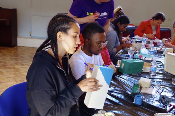 Charity workshop day for Teens Unite
