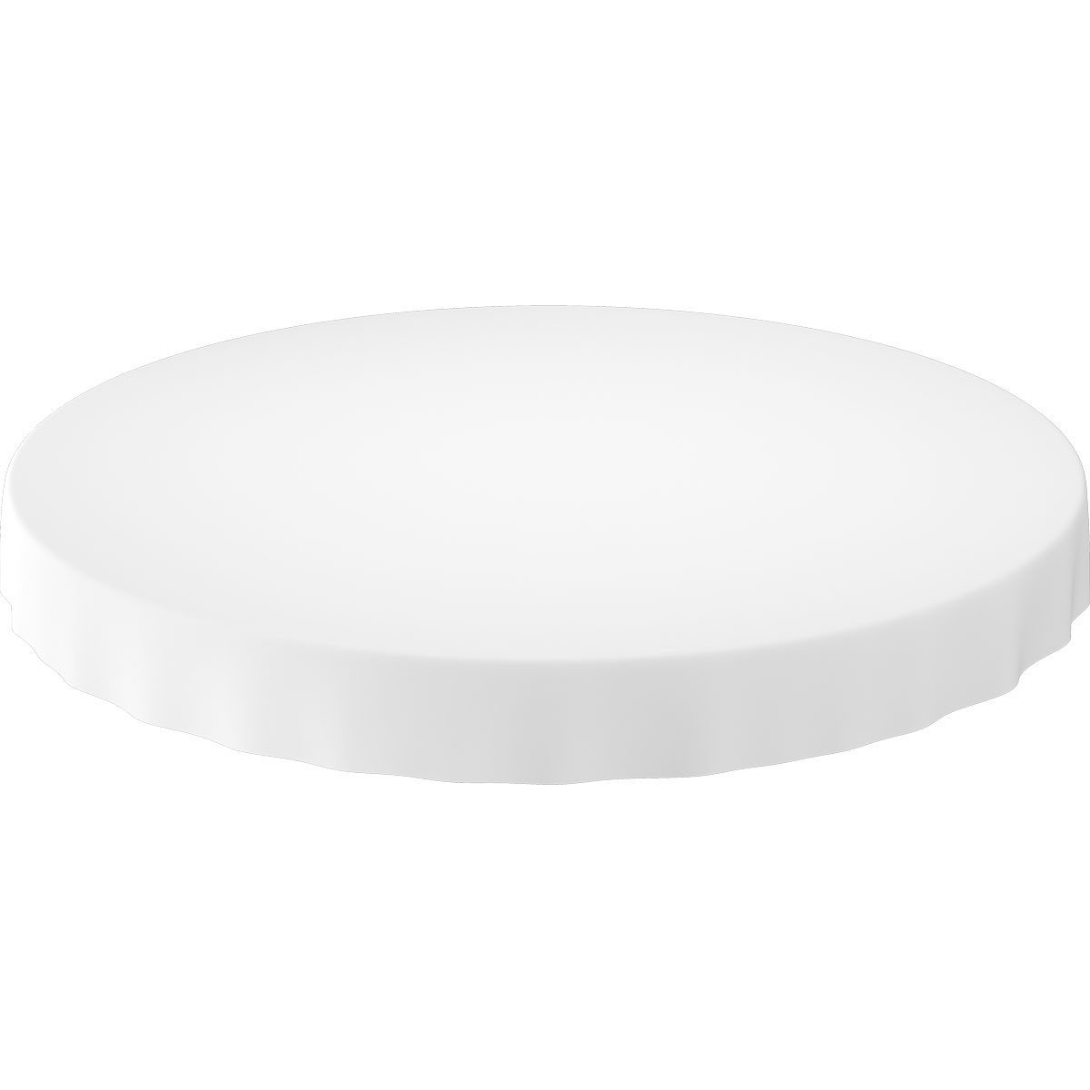 Evolin 240cm Diameter White Tablecovers
