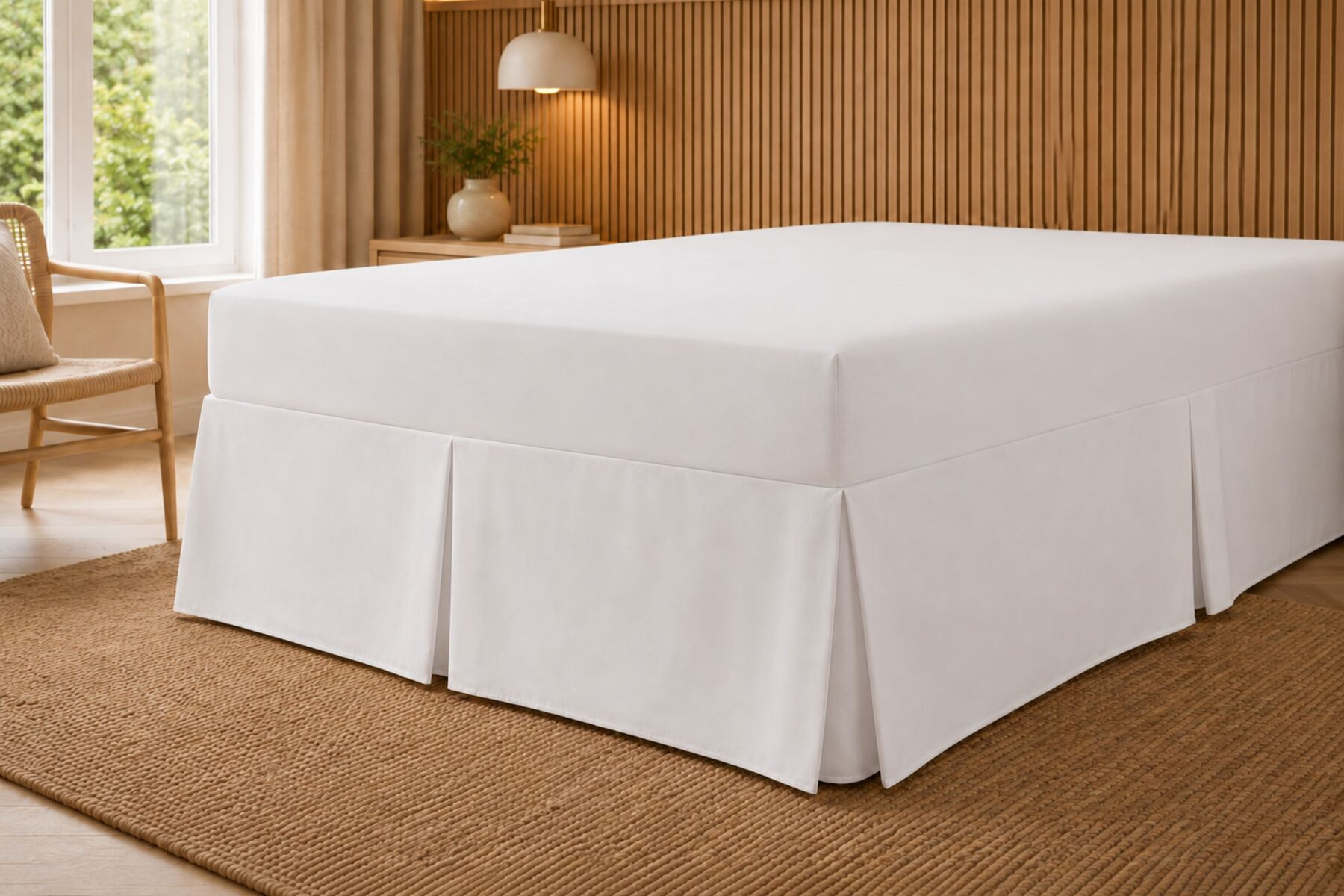 White Platform Valance