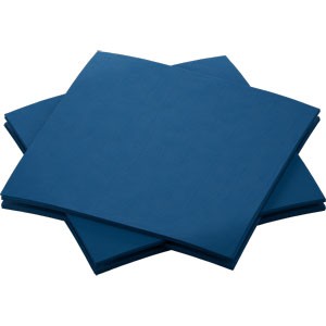 Dunisoft 20cm Napkins Dark Blue