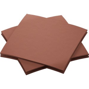 Dunisoft 20cm Napkins Chestnut