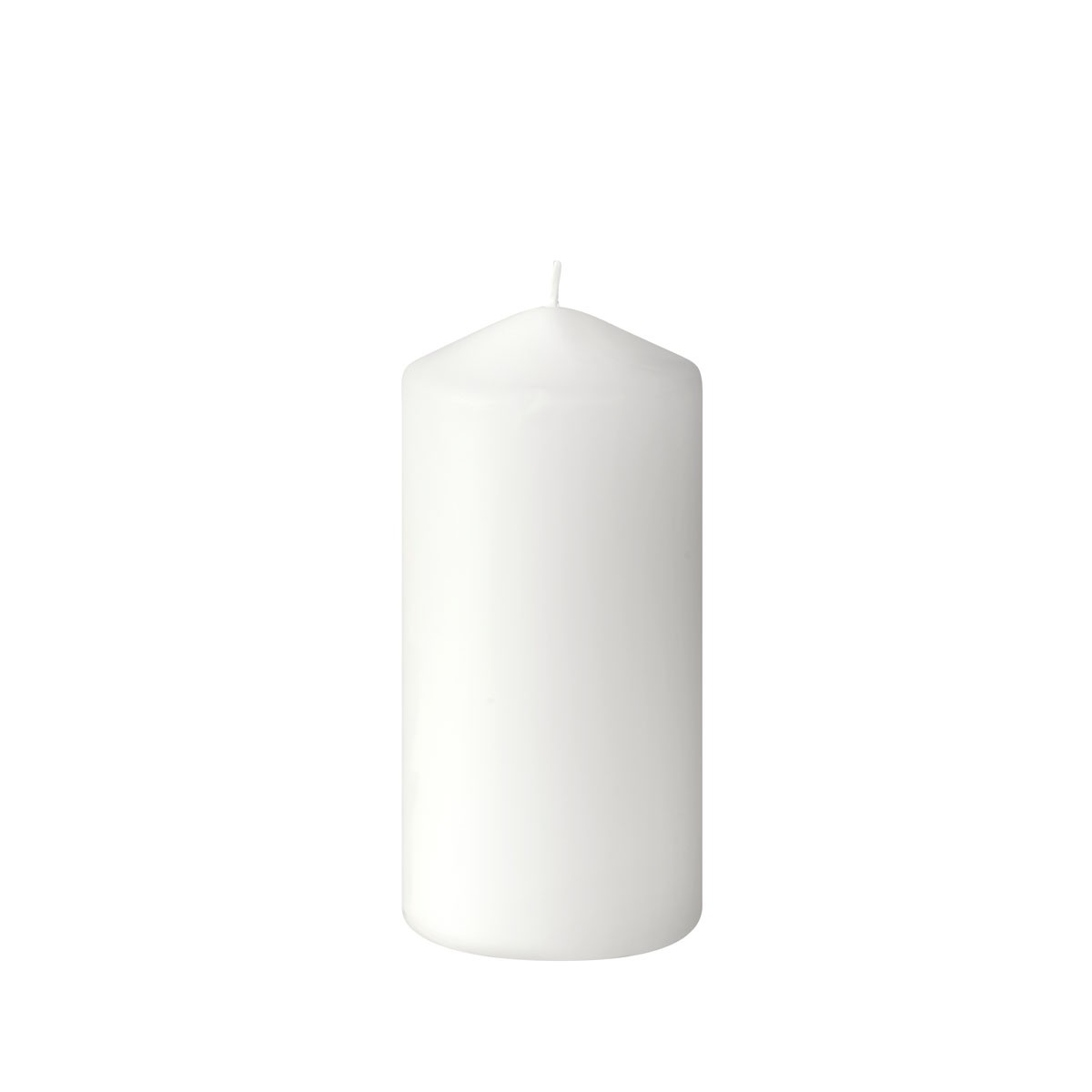 Duni Matt White Pillar Candle, 150mm x Ø70mm