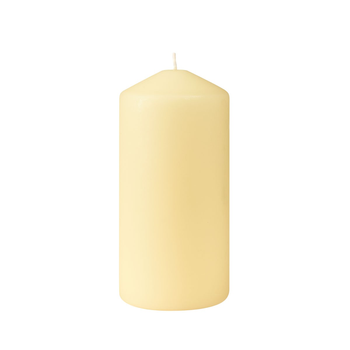 Duni Matt Cream Pillar Candle, 150mm x Ø70mm