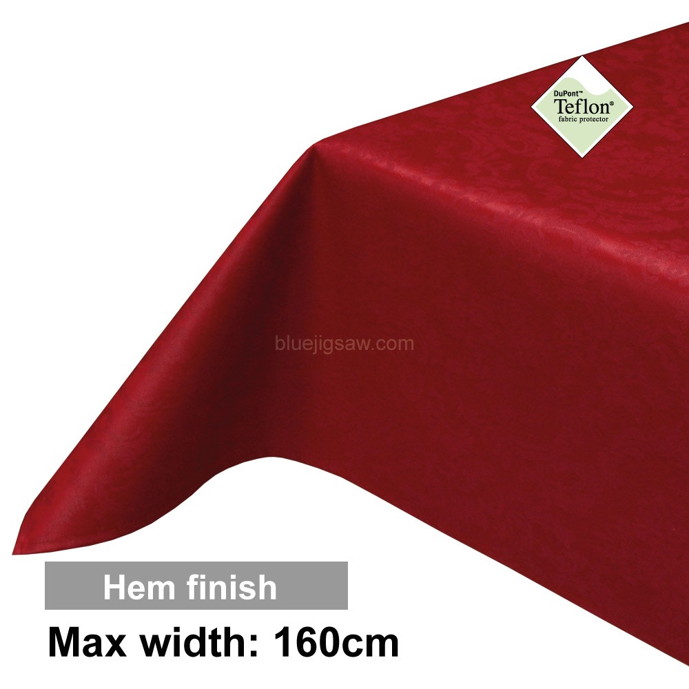 Acrylic Coated Tablecloth with Hem finish