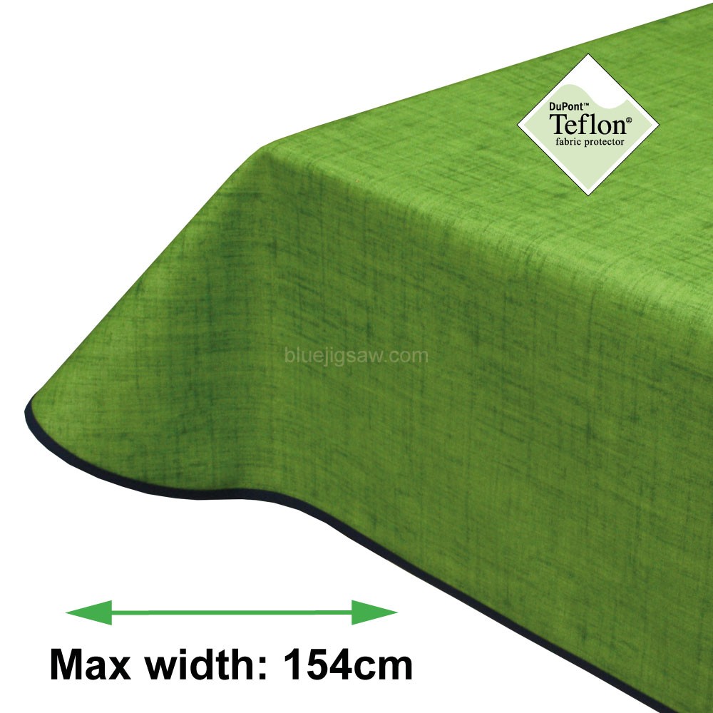 Symphony Leaf Green Acrylic Coated Tablecloth