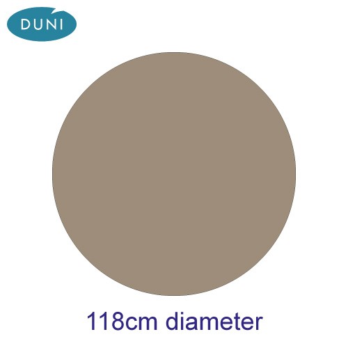 Dunicel Round Greige Tablecovers