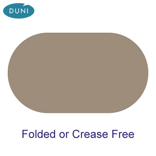 Dunicel Oval Granite Grey Tablecovers