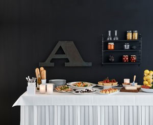 Dunicel&reg; Tableskirt White 0.72m x 4m