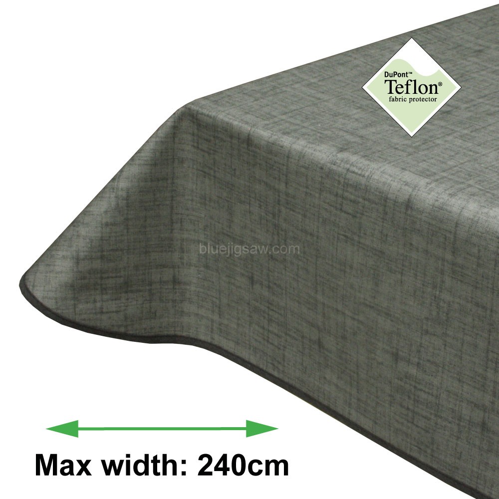 Symphony Grey Acrylic Coated Tablecloth