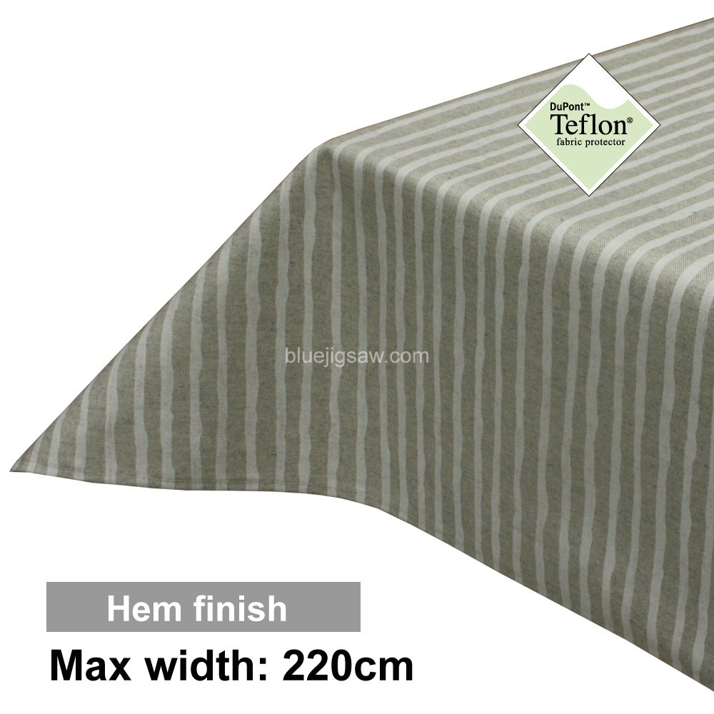 Acrylic Coated Tablecloth with Hem finish