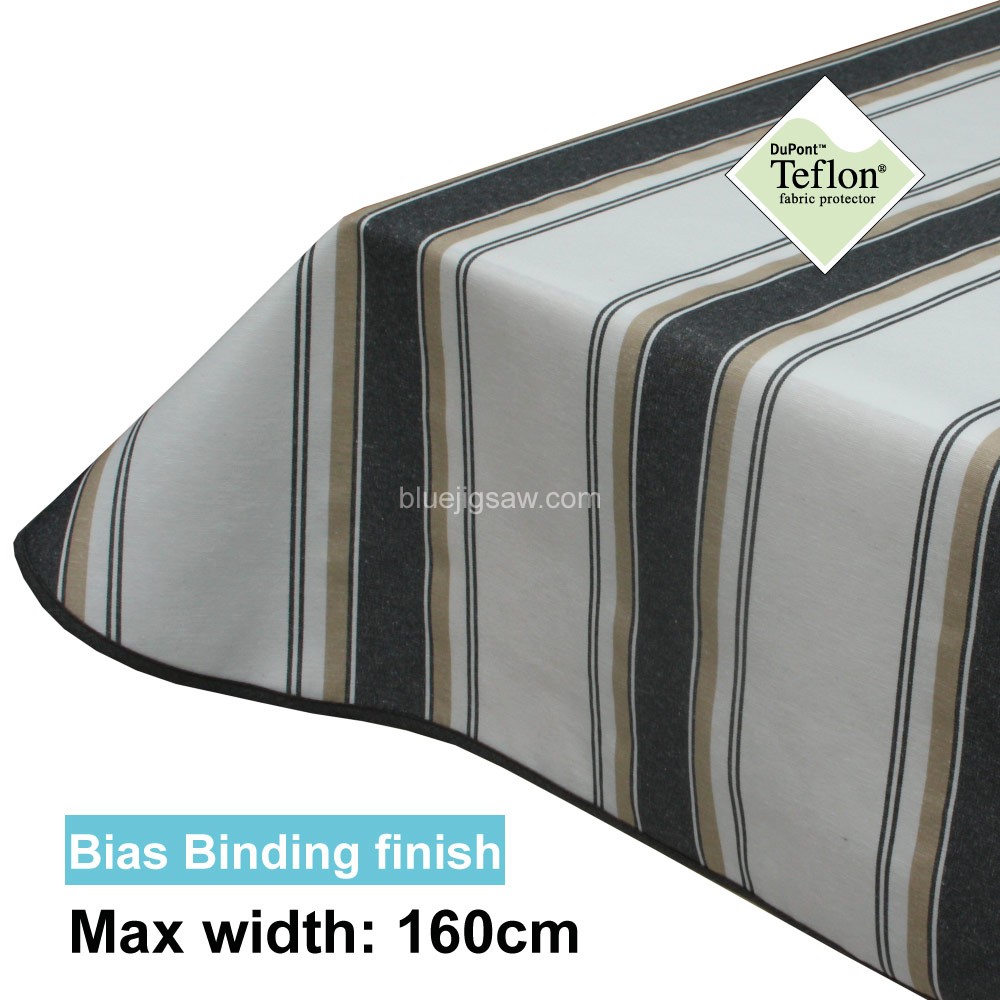 Acrylic Coated Tablecloth with Bias Binding