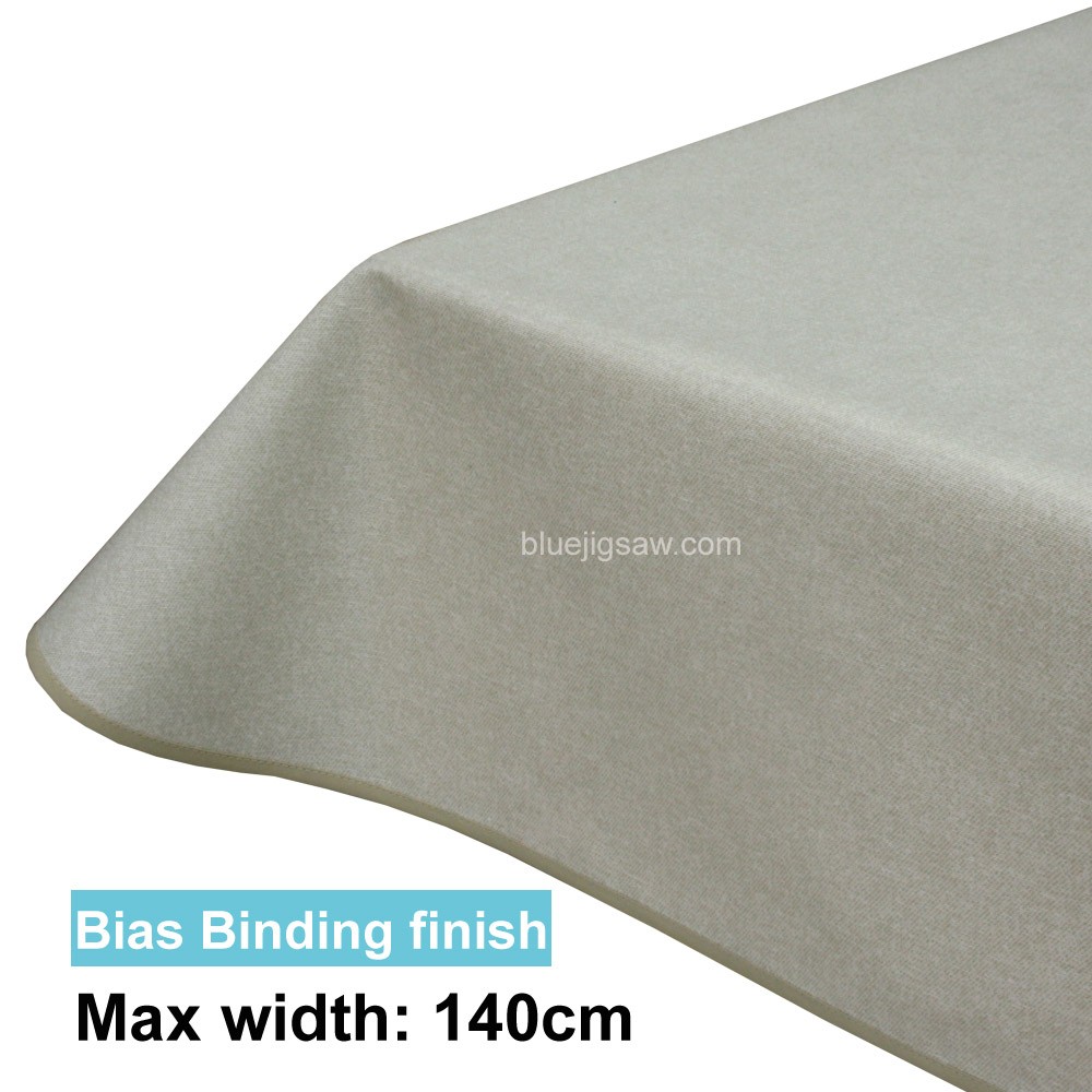 Acrylic Coated Tablecloth with Bias Binding