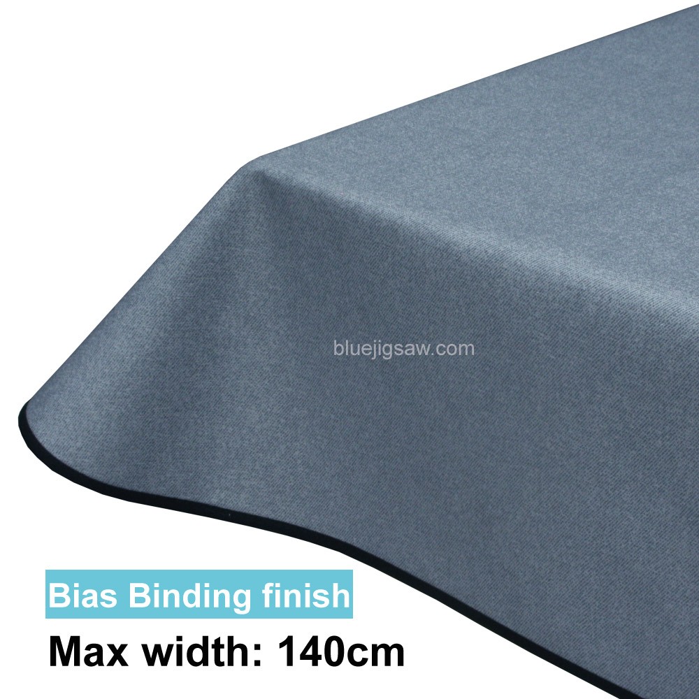 Acrylic Coated Tablecloth with Bias Binding
