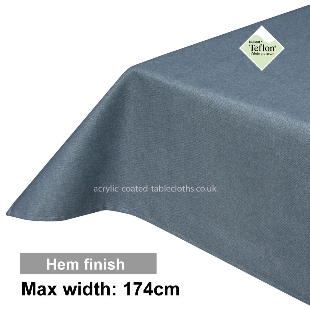 Acrylic Coated Tablecloth with Hem finish