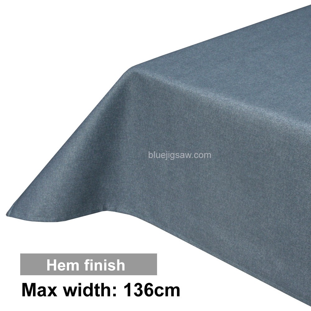 Acrylic Coated Tablecloth with Hem finish
