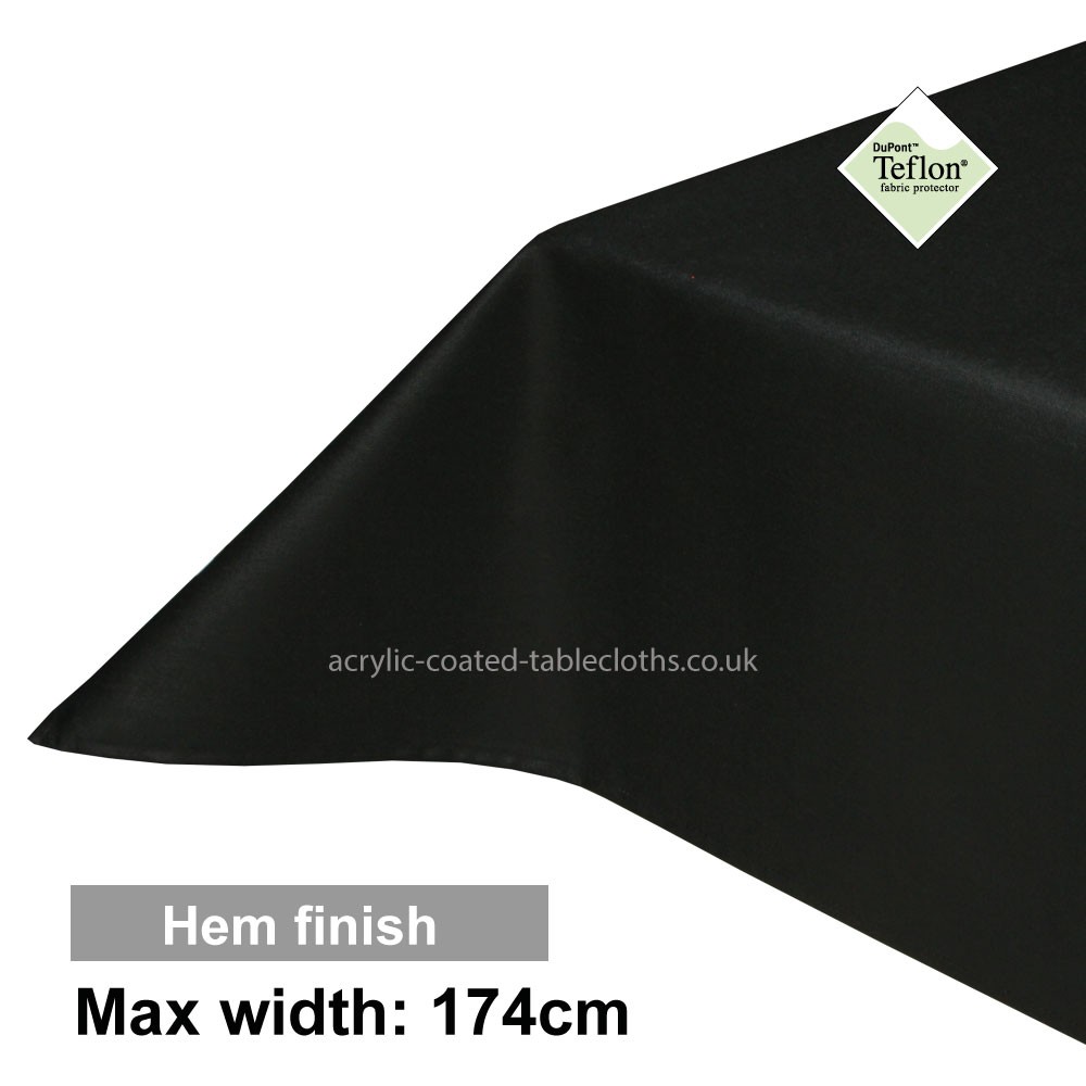 Acrylic Coated Tablecloth with Hem finish