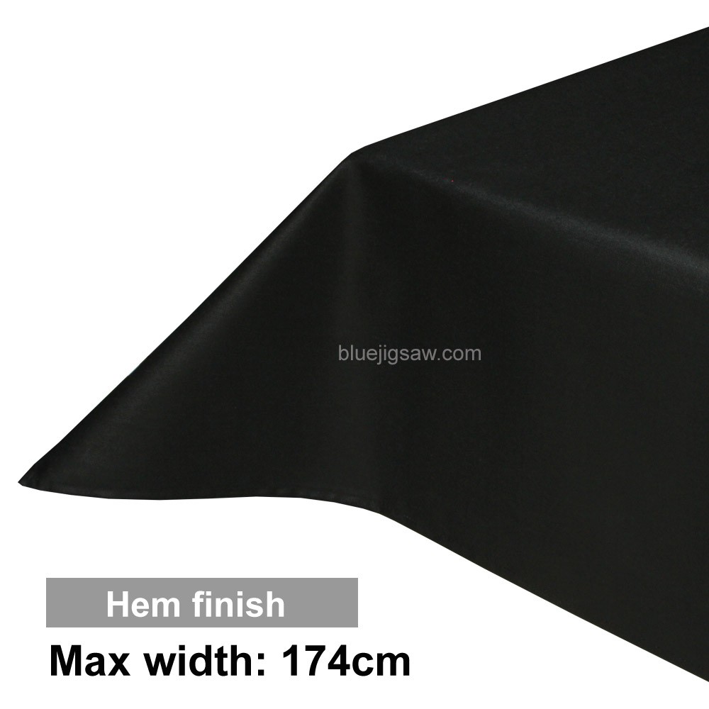 Acrylic Coated Tablecloth with Hem finish