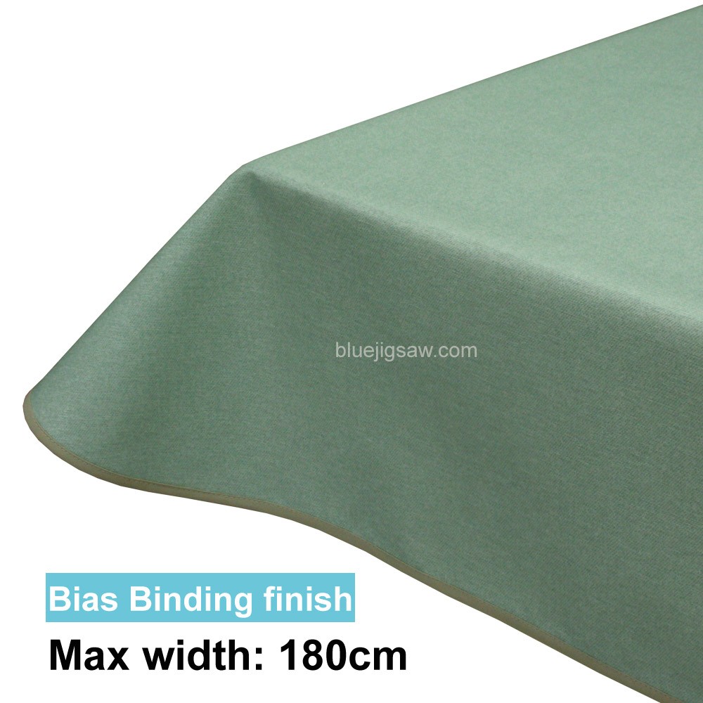 Acrylic Coated Tablecloth with Bias Binding