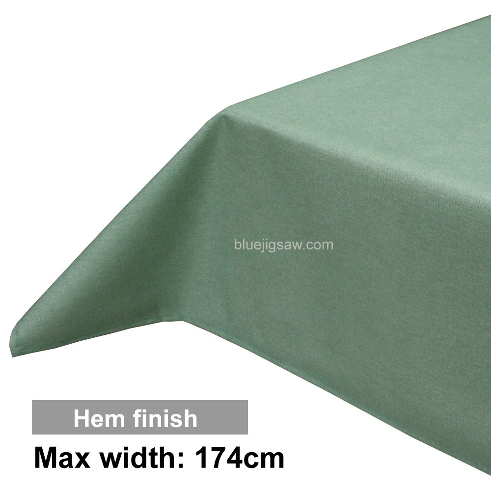 Acrylic Coated Tablecloth with Hem finish
