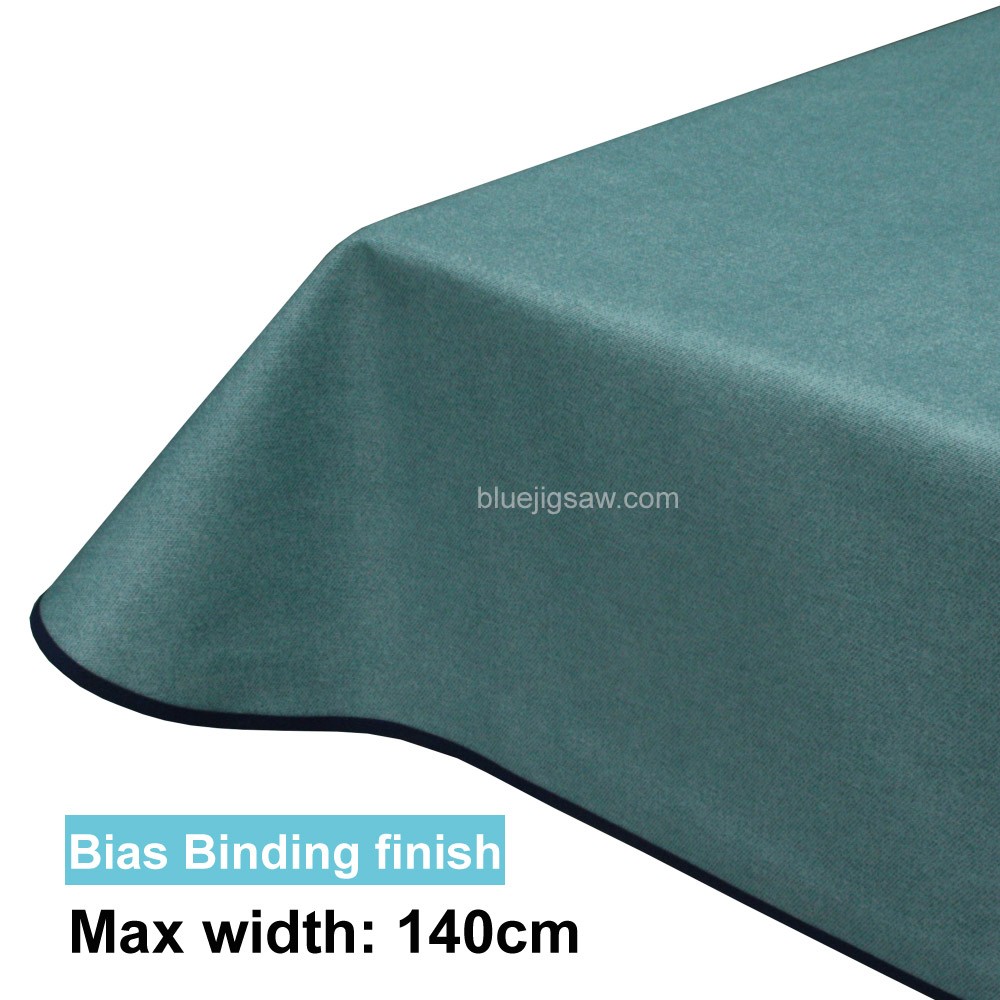 Acrylic Coated Tablecloth with Bias Binding