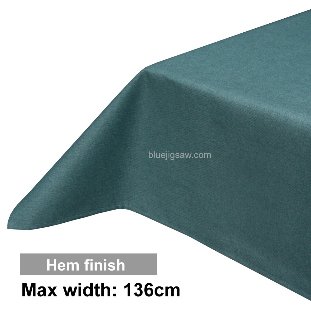 Acrylic Coated Tablecloth with Hem finish