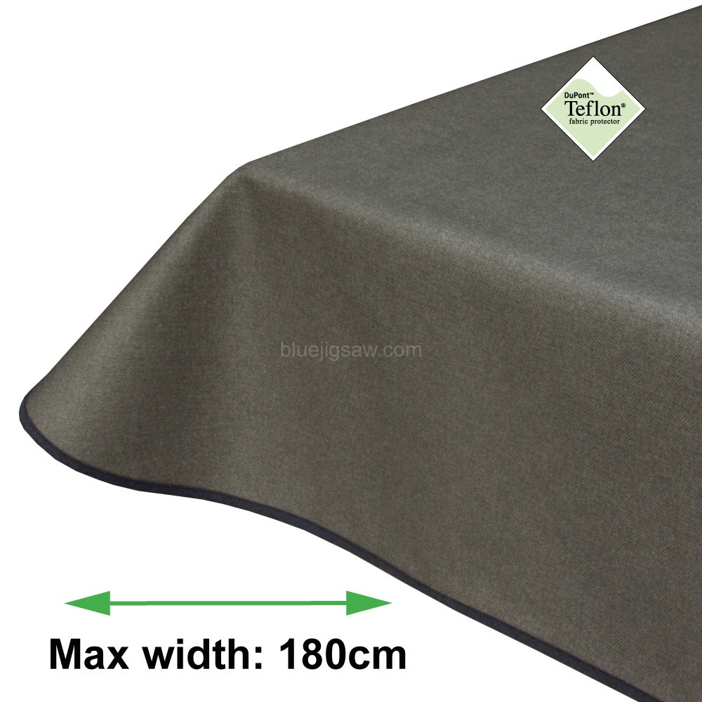 Maison Elephant Plain Acrylic Coated Tablecloth