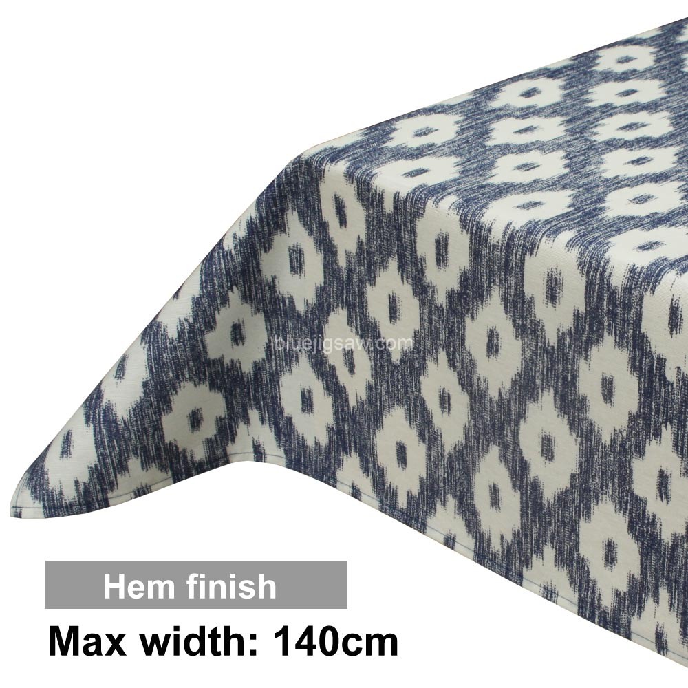 Acrylic Coated Tablecloth with Hem finish