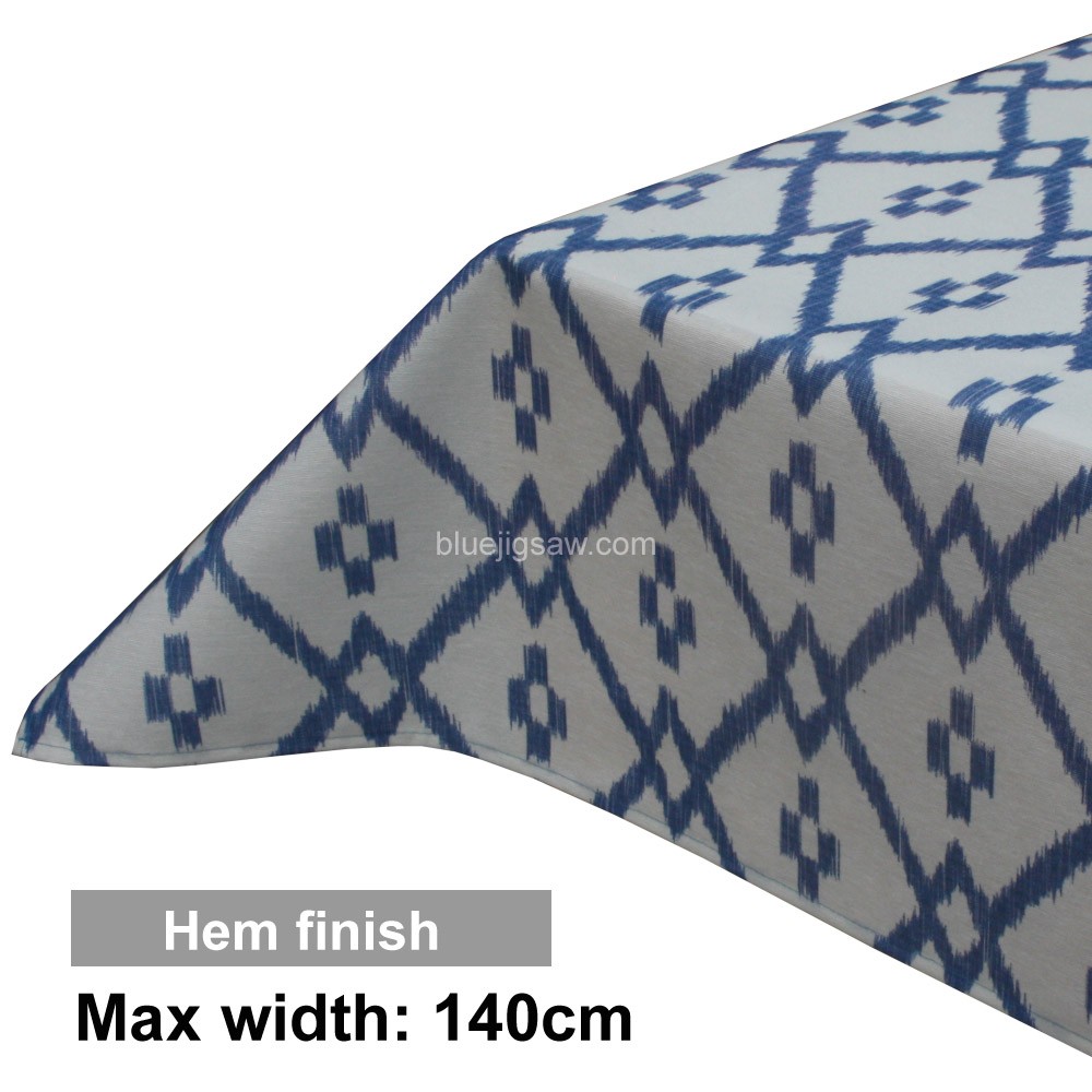Acrylic Coated Tablecloth with Hem finish