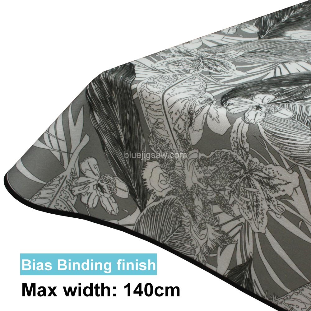 Acrylic Coated Tablecloth with Bias Binding