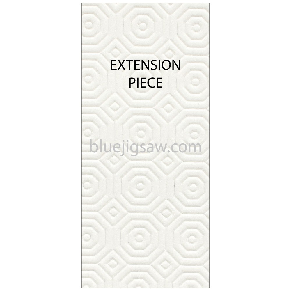 Rectangle Extension White Table Protector