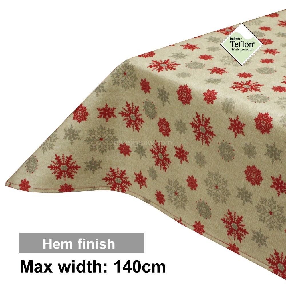 Acrylic Coated Tablecloth with Hem finish