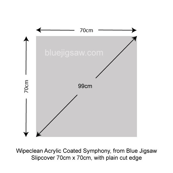 Wipeclean slipcover 70cm x 70cm