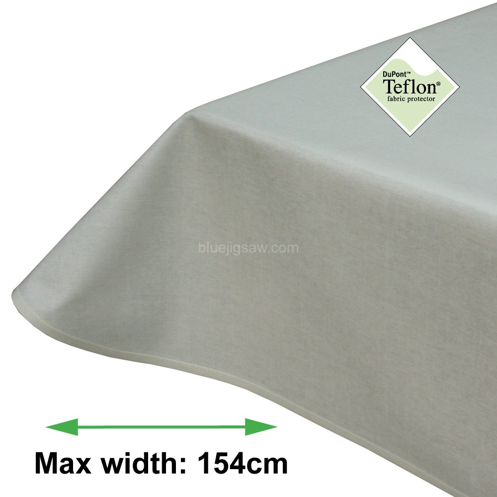 Symphony Plain Vellum White Acrylic Coated Tablecloth