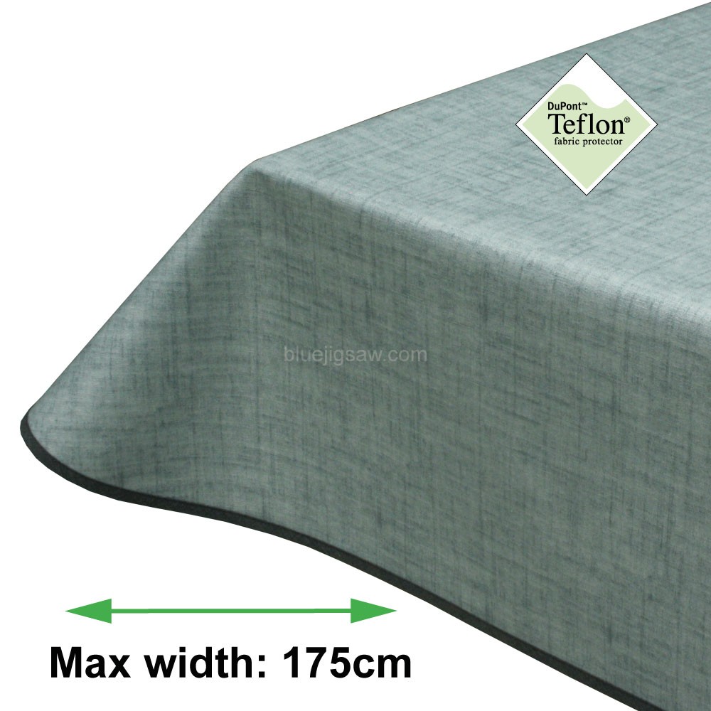 Symphony Blue Steel Acrylic Coated Tablecloth