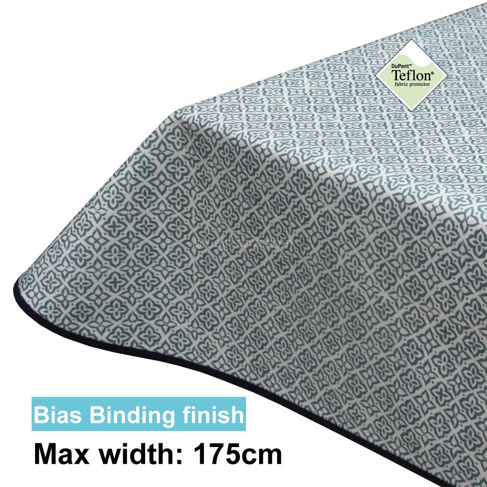 Acrylic Coated Tablecloth with Bias Binding