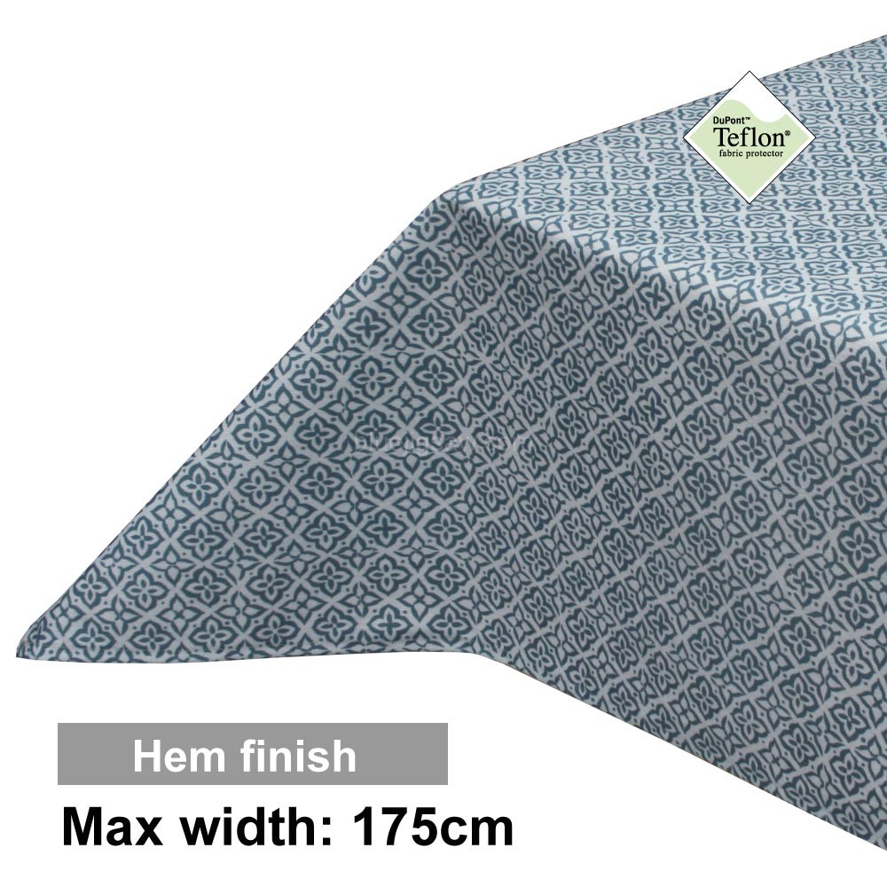 Acrylic Coated Tablecloth with Hem finish