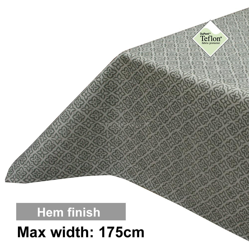Acrylic Coated Tablecloth with Hem finish