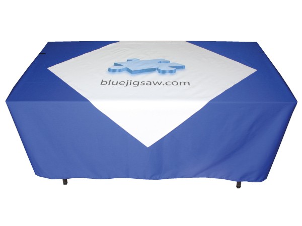 90cm x 90cm custom printed paper slipcover with single logo