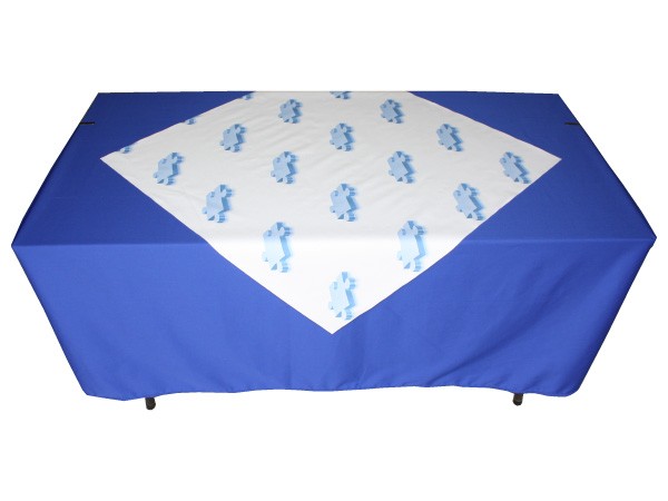 90cm x 90cm custom printed paper slipcover with 50% print