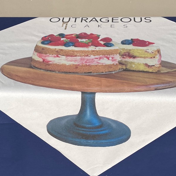 90cm x 90cm slipcover with large format print