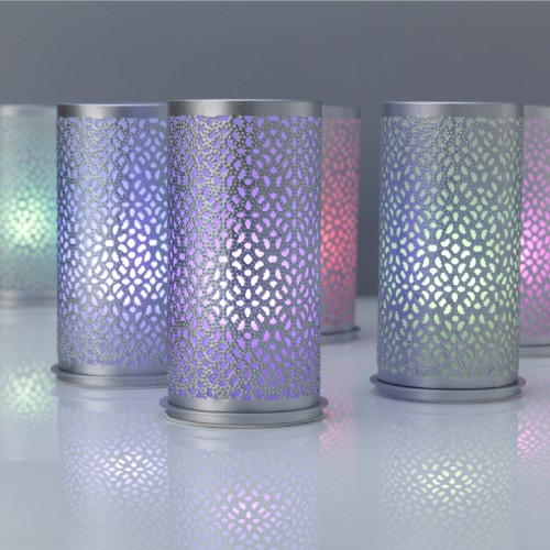 Silver Bliss Candle Holder