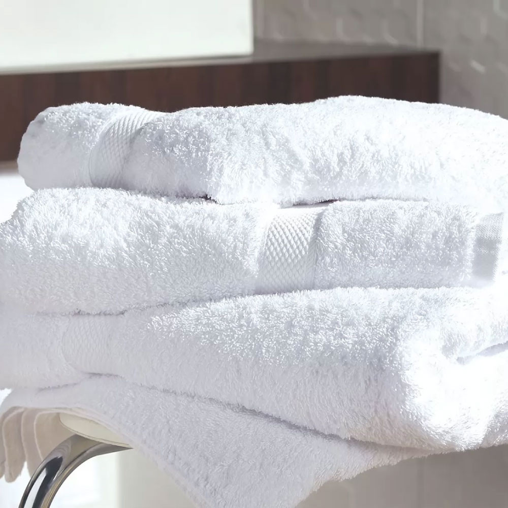 White Bath Sheet Towel, 630gsm, 100x150cm