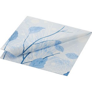 Duni Christmas Frosted Winter Tissue Napkin 3ply 24cm